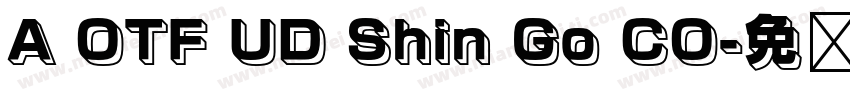 A OTF UD Shin Go CO字体转换